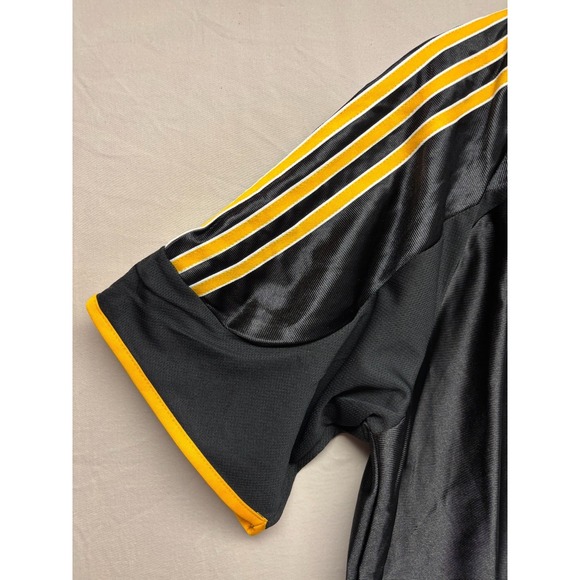 Real Madrid 1999-2000 Adidas Away Soccer Jersey Mens Black Short Sleeve XL NWT - Picture 6 of 9